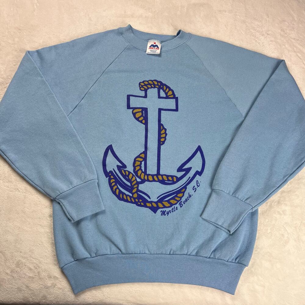 Myrtle Beach Anker vintage destination crewneck sweatshirt Miller tag sz medium